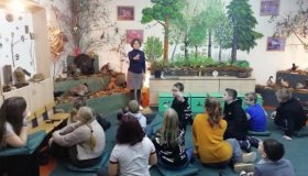 Занятие в визит – центре "Карельский лес"