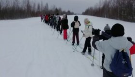 Поход на лыжах